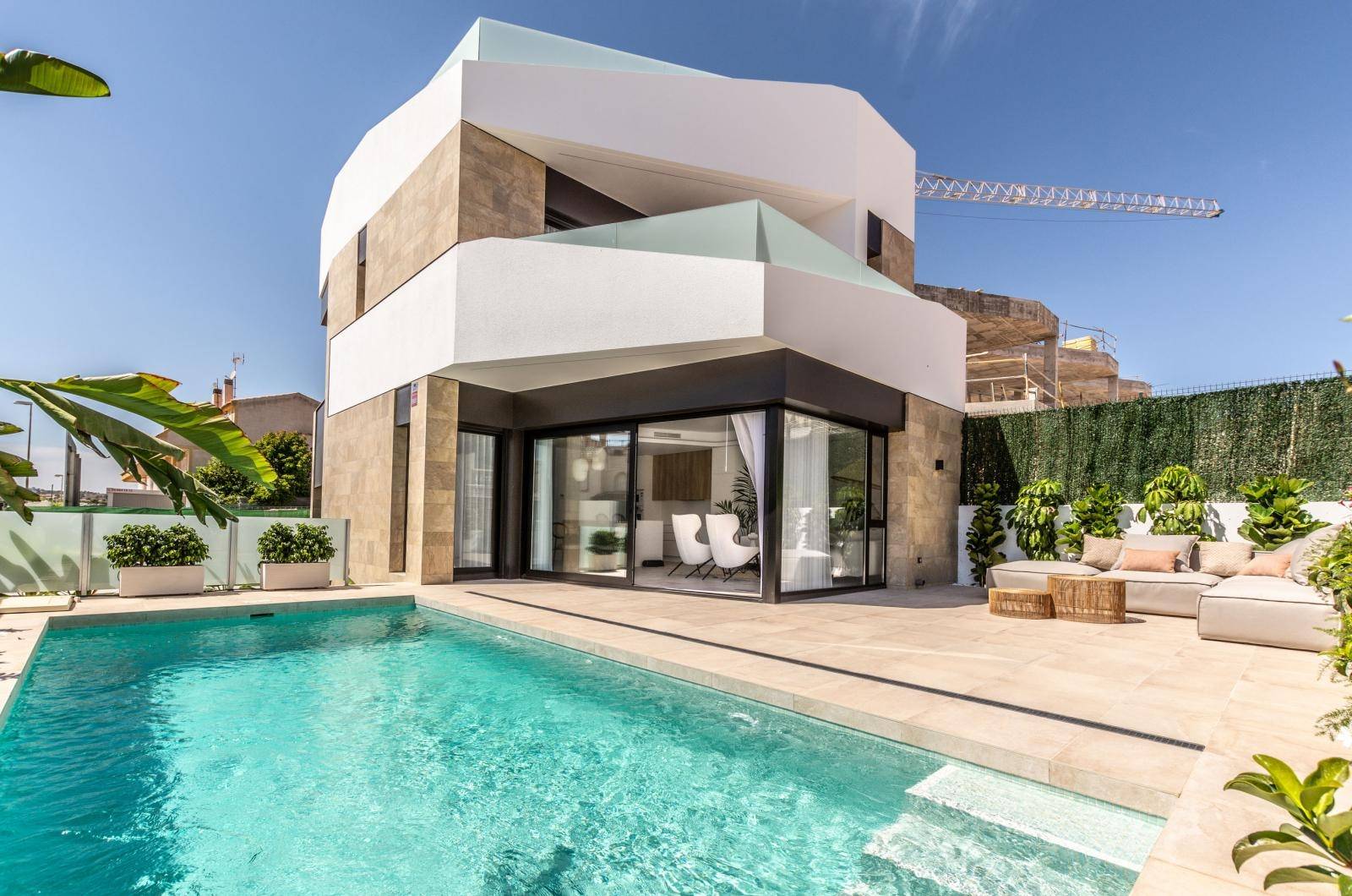 VILLA INDIVIDUELLE NEUVE Nº 2 À ORIHUELA COSTA AVEC PARKING ET PISCINE PRIVÉE