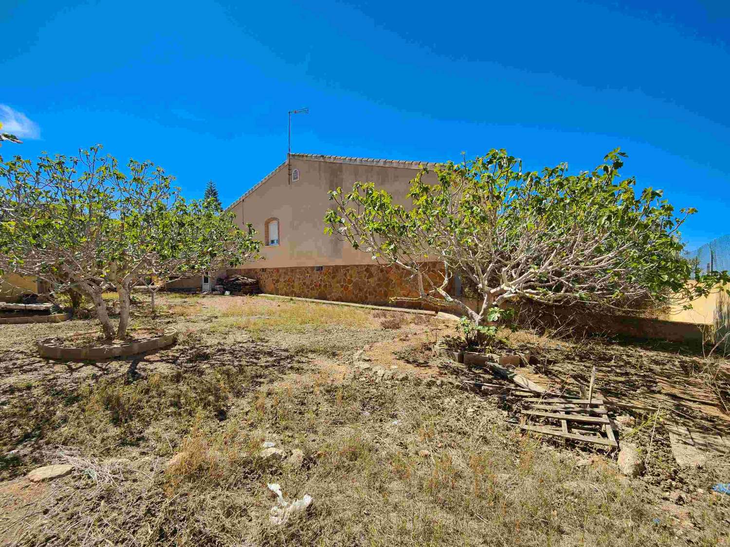 "OPPORTUNITÉ UNIQUE ! VILLA INDIVIDUELLE DE 2 CHAMBRES AVEC GRAND TERRAIN À AGUAS NUEVAS, TORREVIEJA.