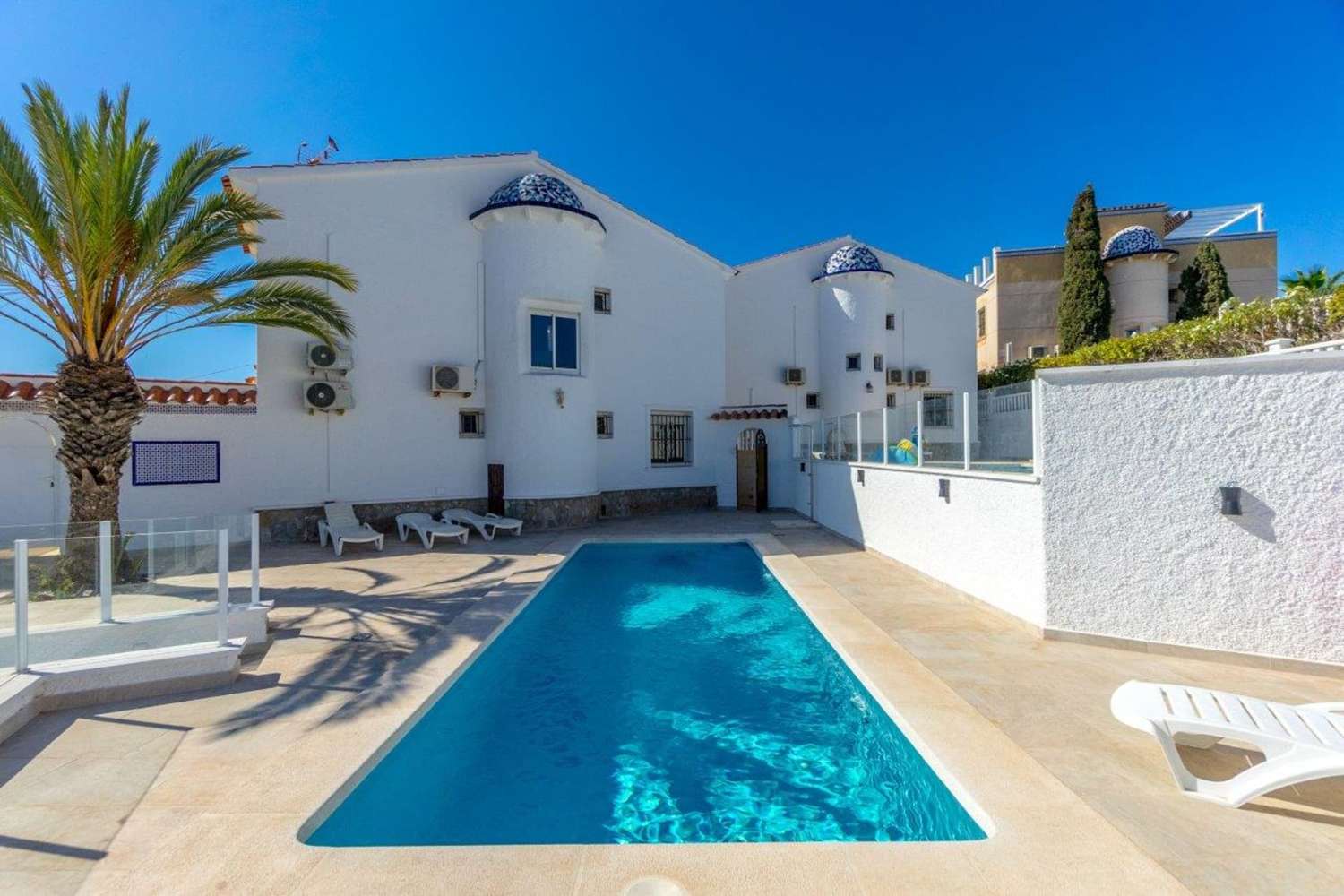 STUNNING BEACHFRONT VILLA IN PLAYA FLAMENCA WITH PRIVATE POOL AND GREAT VIEWS