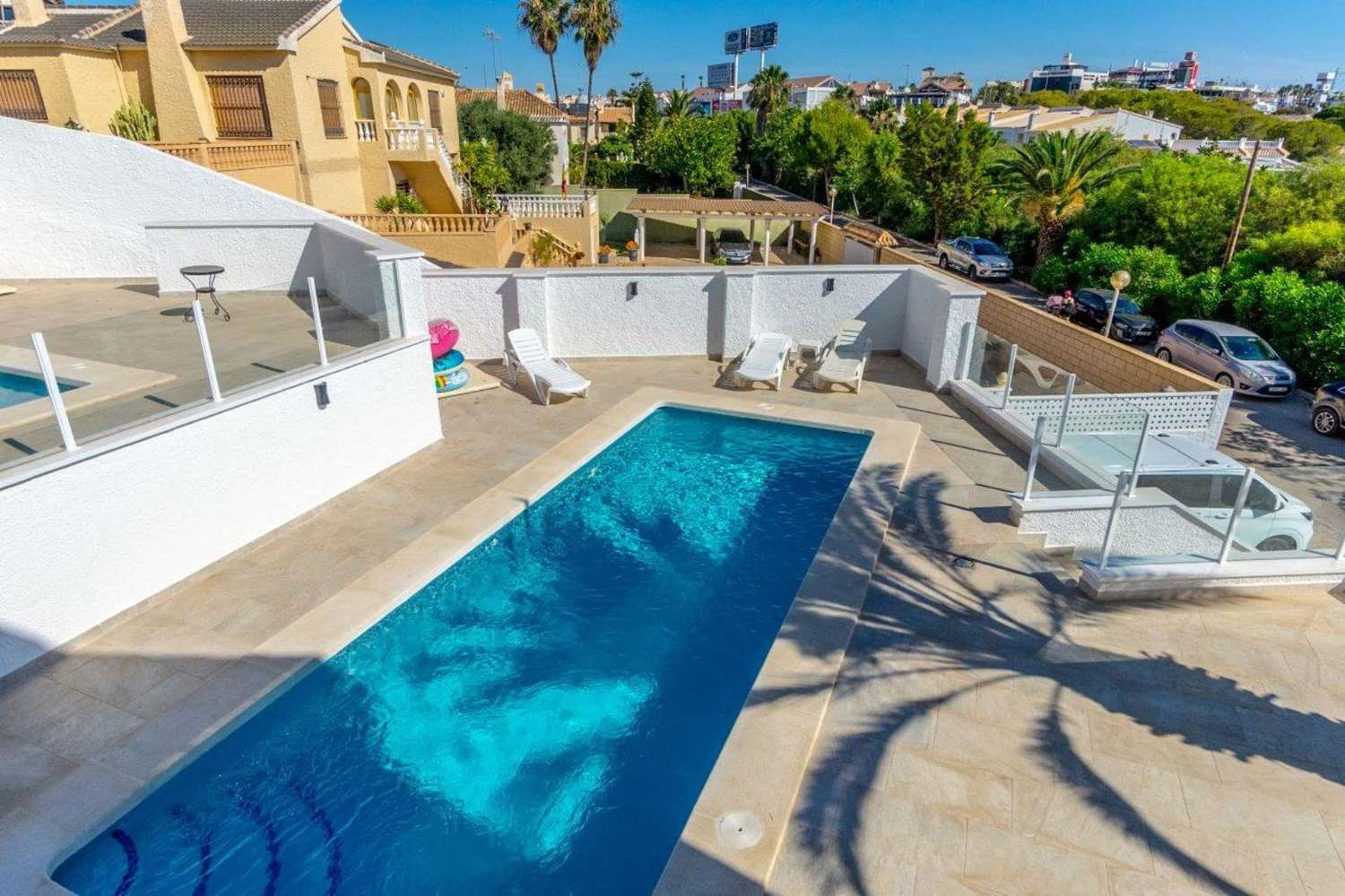 STUNNING BEACHFRONT VILLA IN PLAYA FLAMENCA WITH PRIVATE POOL AND GREAT VIEWS