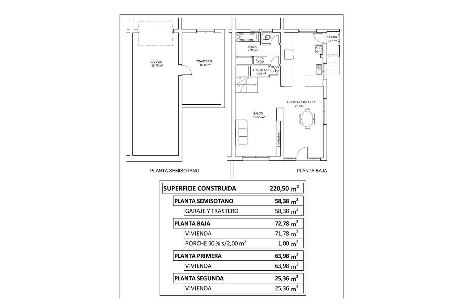 MODERN TRIPLEX BY THE SEA WITH PANORAMIC VIEWS AND TOURIST LICENSE IN LA ZENIA