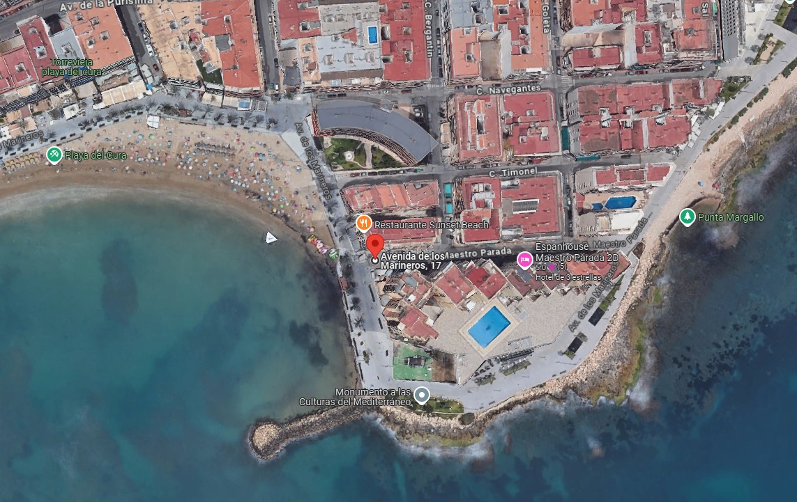 APPARTAMENTO FRONTE MARE CON VISTA SUL MARE E GARAGE NELLA PRESTIGIOSA PLAYA DEL CURA