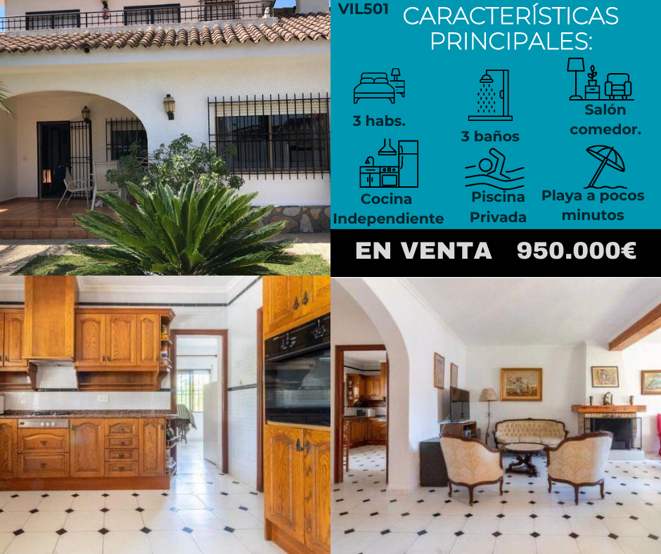 EXCLUSIVE VILLA WITH PRIVATE POOL 3 MINUTES FROM THE BEACH IN CABO ROIG